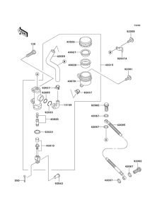 ZG1000 Задний тормозной цилиндр