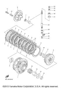 YZF-R6S Сцепление