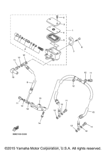 XVS11XL Главный тормозной цилиндр
