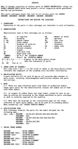 DR650 Catalog preface