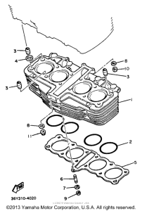FJ1200SC Цилиндры