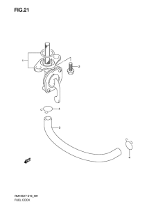 RM125 Топливный кран