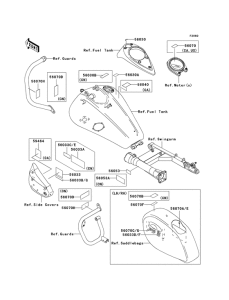 VN1600 Наклейки