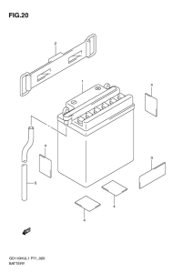 GD110 Аккумулятор