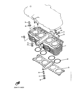 FZ600 Цилиндры