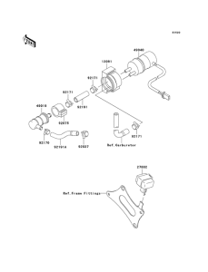 ZX600 Топливный насос