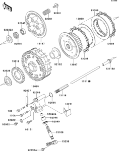 EJ650 Сцепление