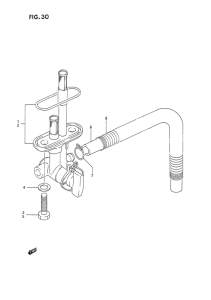 DR350 Топливный кран