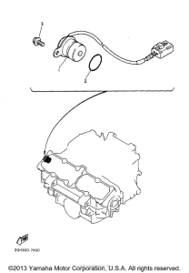 YZF1000RJC Pick up coil governor
