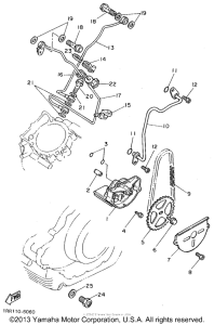 XV1100F Масляный насос