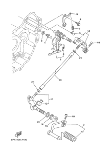 XV17PCSC Вал переключения