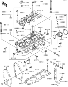 ZX600 Cylinder head(1 / 2)