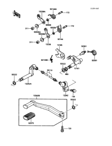 ZG1200 Механизм переключения передач