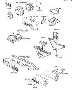 KZ1100 Наклейки