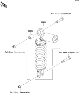ZX600 Амортизатор