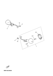 TZR50 Поворотники