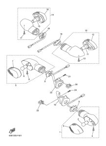 FZ6-SHG Поворотники