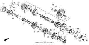 NX125 Transmission 88