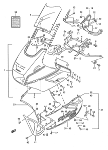 GSX1100 Cowling comp