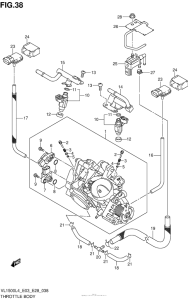 VL1500B Throttle Body (Vl1500L4 E33)