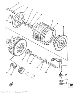 DT125 Сцепление