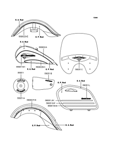 VN1500 Наклейки