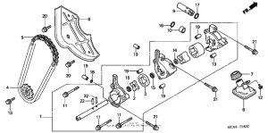 GL1800 Масляный насос