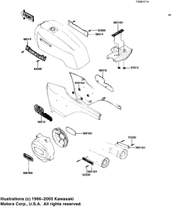 KZ1100 Наклейки