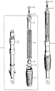QA50 Передние аммортизаторы