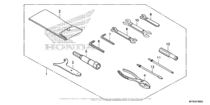VT1300CR Инструмент