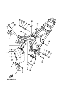 XT660R 25KW Frame comp