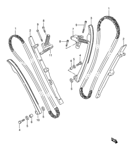 VS800 Держатель направляющей