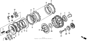 VT600C Сцепление