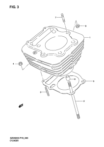 GZ250 Цилиндр