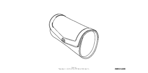 VTX1800S1 Leather front pouch (plain)