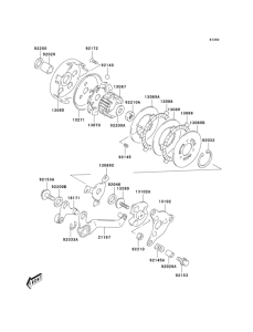 KDX50 Сцепление