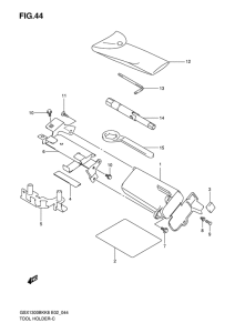 GSX1300BK (ABS) Держатель для инструментов