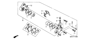 SH50 Передний суппорт