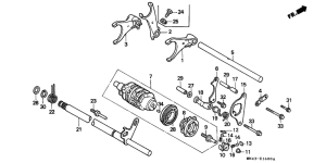  Вилка переключения передач