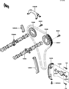 ZG1200 Распредвал