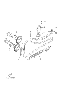 XP500 Camshaft & chain