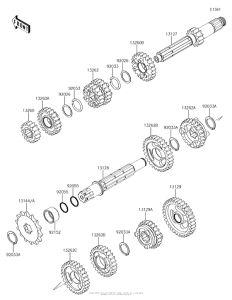 KX100 Трансмиссия