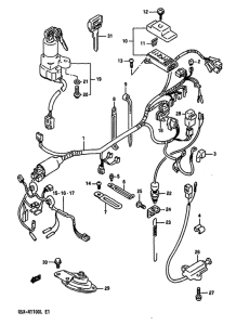 GSX-R1100 Жгут проводов
