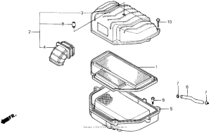 VFR700F Воздушный фильтр