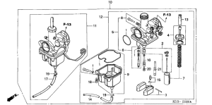 CB125T Carburetor assy
