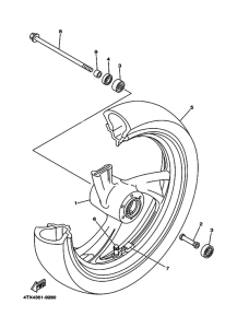 TDM850 Transom + tube