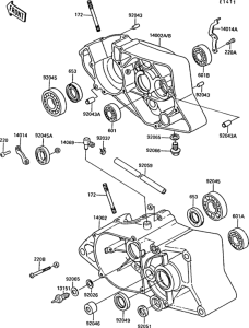 AR50 Картер двигателя