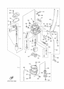 TT250R Carburetor assy