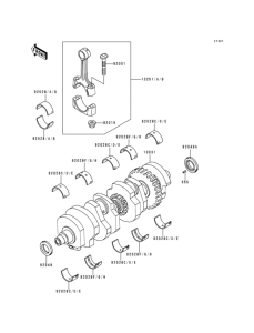 ZG1200 Коленвал