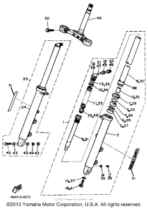 FZ600TC Передняя вилка